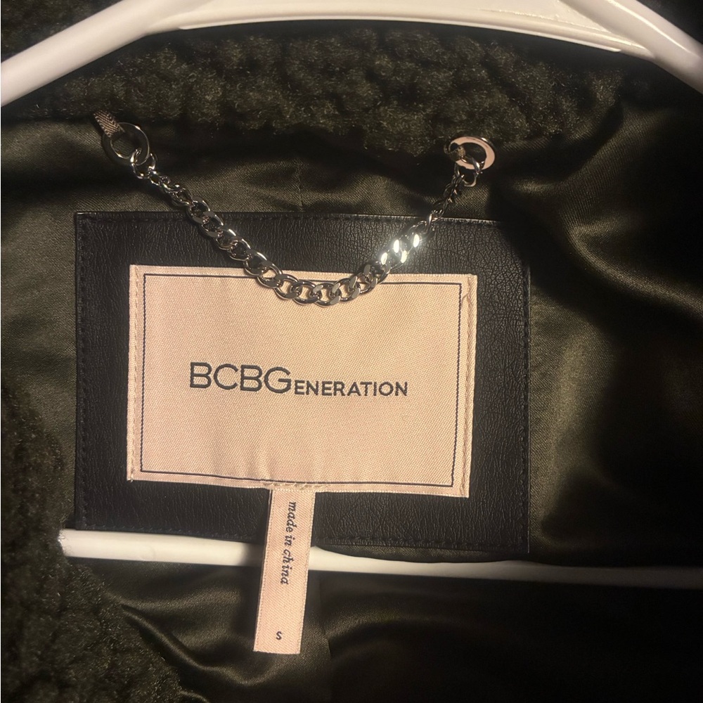 Bcbgeneration Forest Green Teddy Jacket - image 5